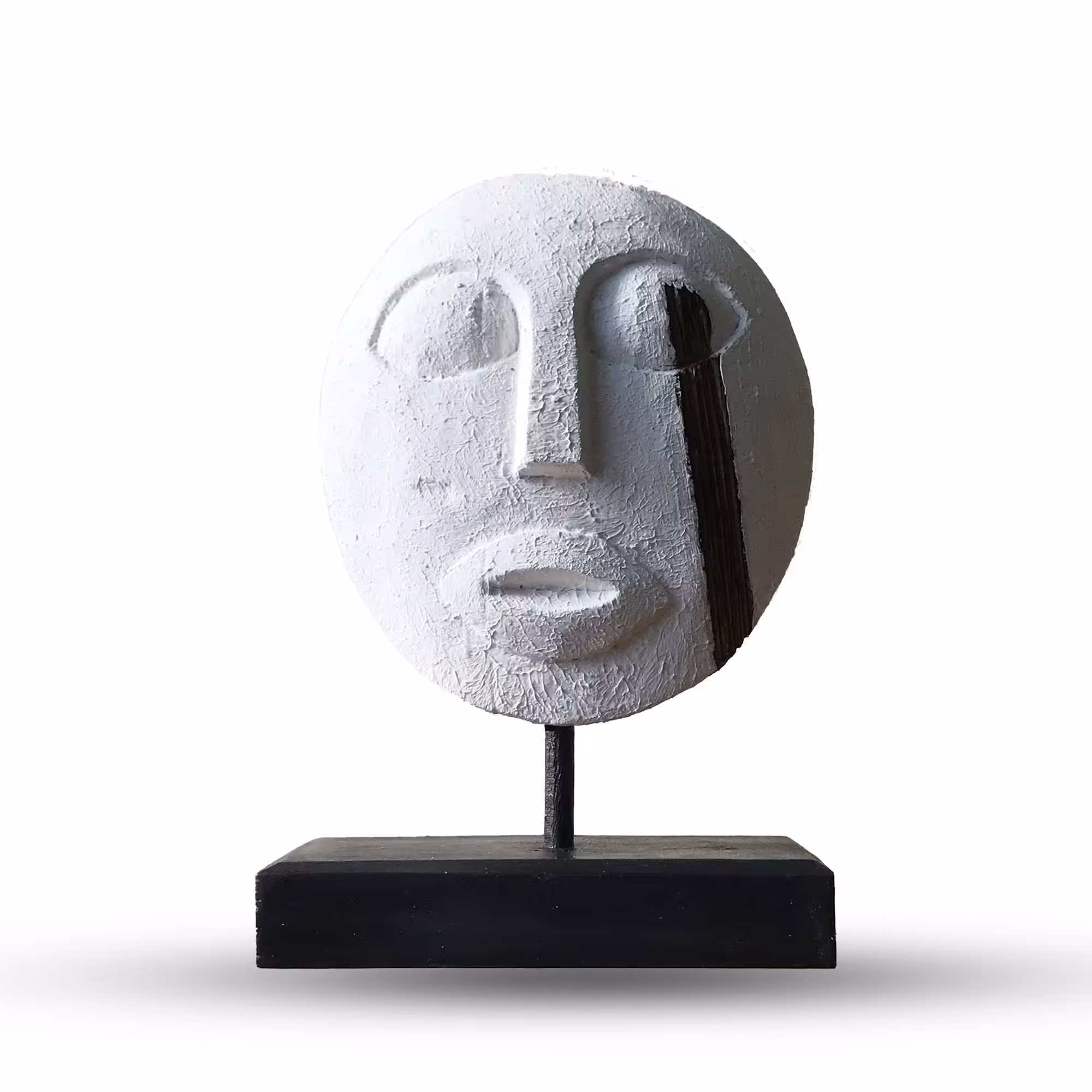 Timor Tribal Decorative Mask – White 27x20cm | www.artisan-gifts.co.uk 2 Timor Tribal Decorative Mask - White 27x20cm