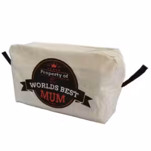 Toiletry Bag – Worlds Best Mum | www.artisan-gifts.co.uk 1