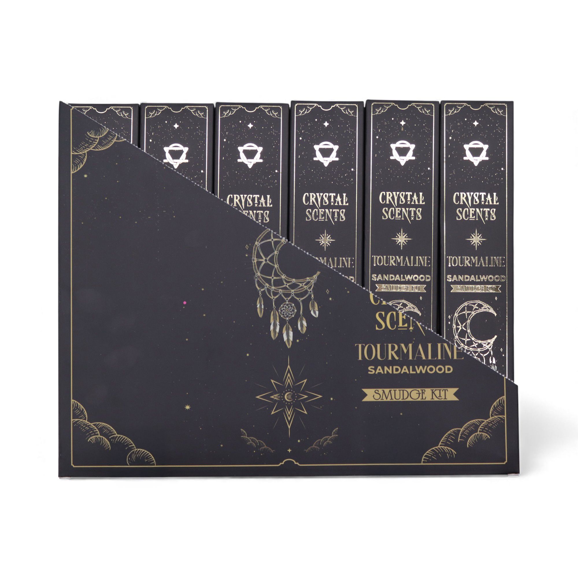 Tourmaline Crystal Scents Smudge Incense – Sandalwood | www.artisan-gifts.co.uk 4 Tourmaline Crystal Scents Smudge Incense - Sandalwood - Image 3