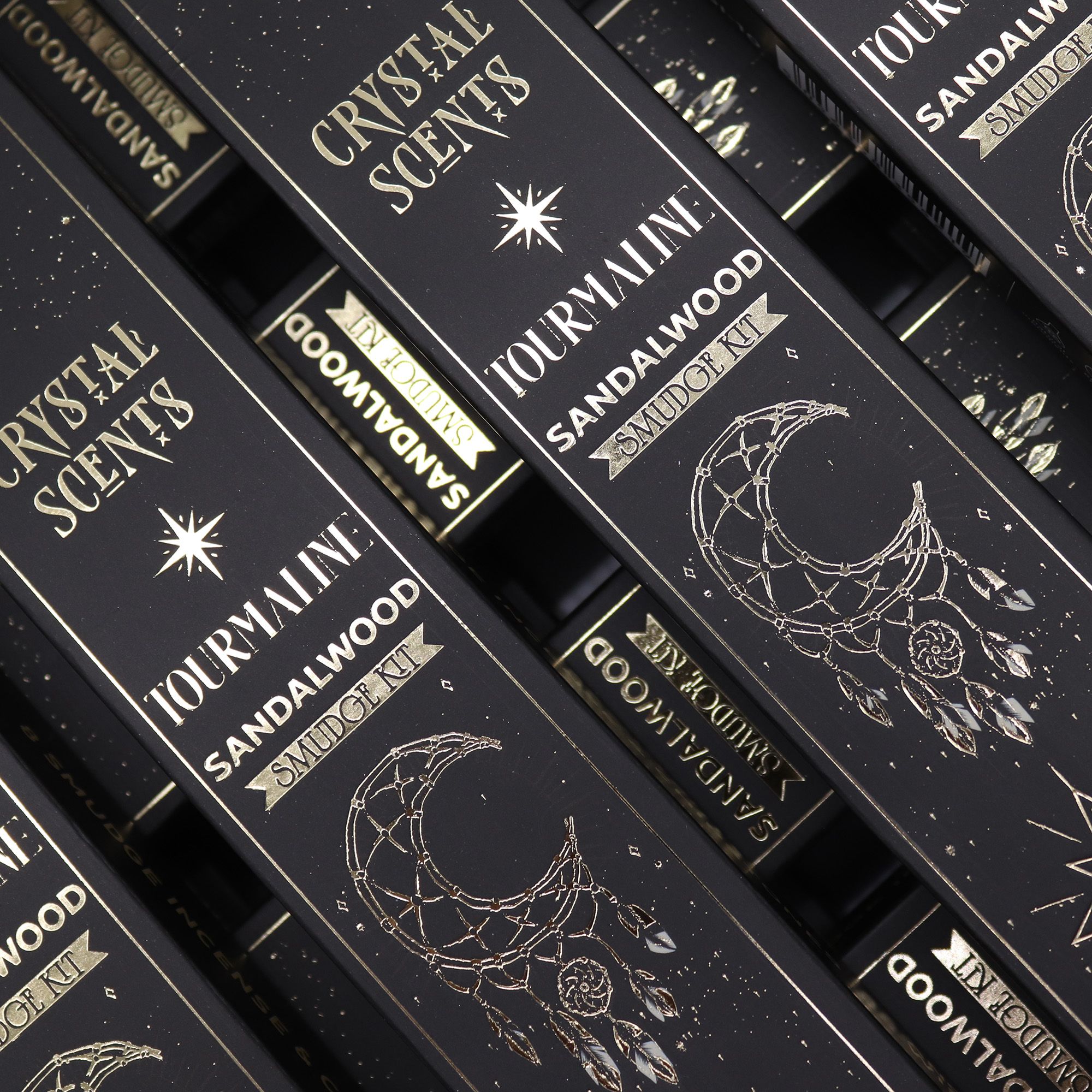 Tourmaline Crystal Scents Smudge Incense – Sandalwood | www.artisan-gifts.co.uk 2 Tourmaline Crystal Scents Smudge Incense - Sandalwood