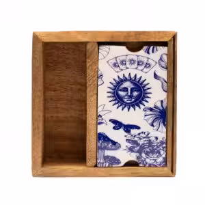 Two Section Tarot Box with Card Holder