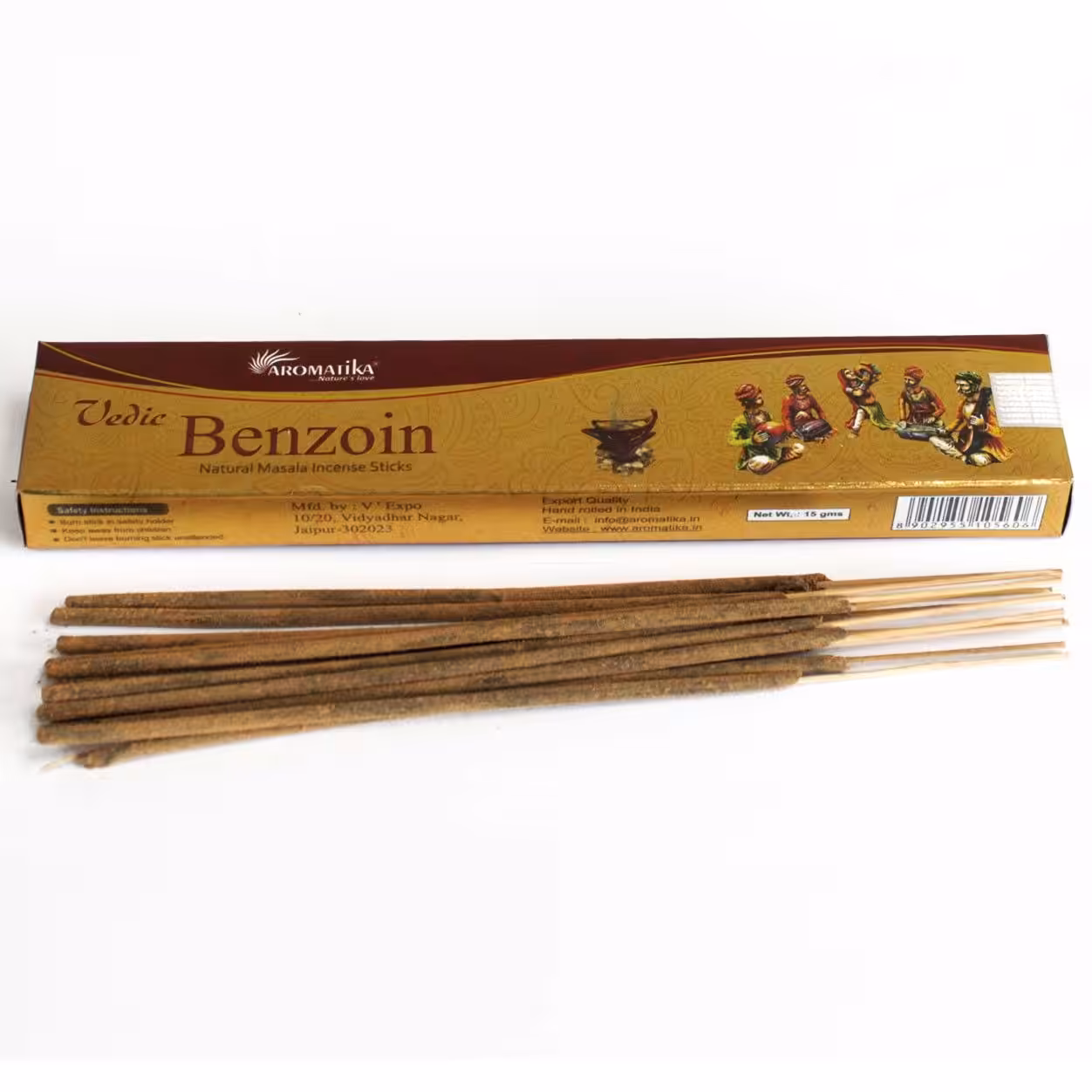 Vedic -Incense Sticks – Benzoin | www.artisan-gifts.co.uk 4 Vedic -Incense Sticks - Benzoin - Image 3