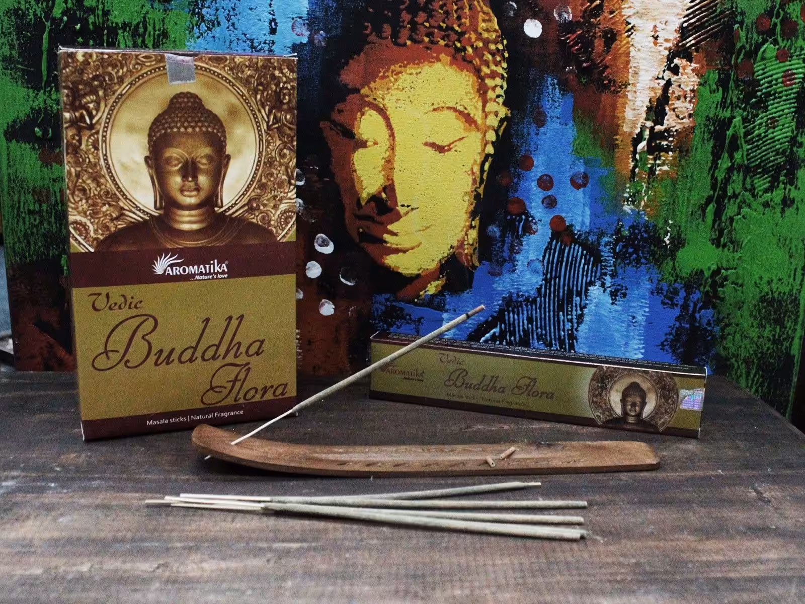 Vedic -Incense Sticks – Buddha Flora | www.artisan-gifts.co.uk 4 Vedic -Incense Sticks - Buddha Flora - Image 3
