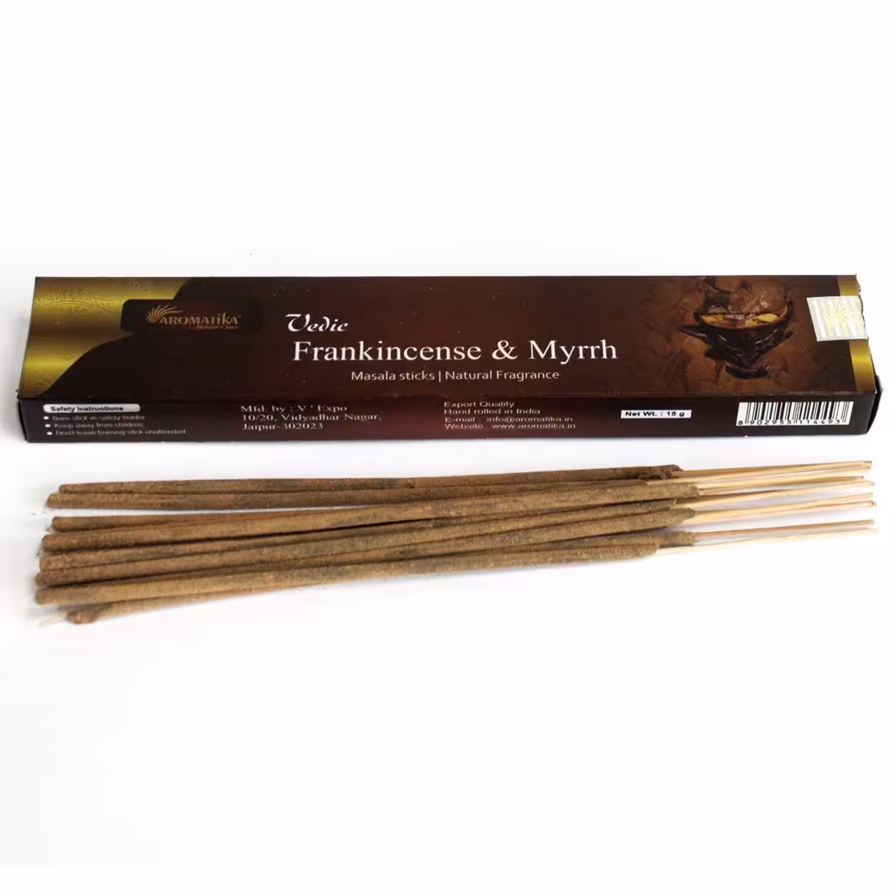 Vedic -Incense Sticks – Frank & Myrrh | www.artisan-gifts.co.uk 4 Vedic -Incense Sticks - Frank & Myrrh - Image 3