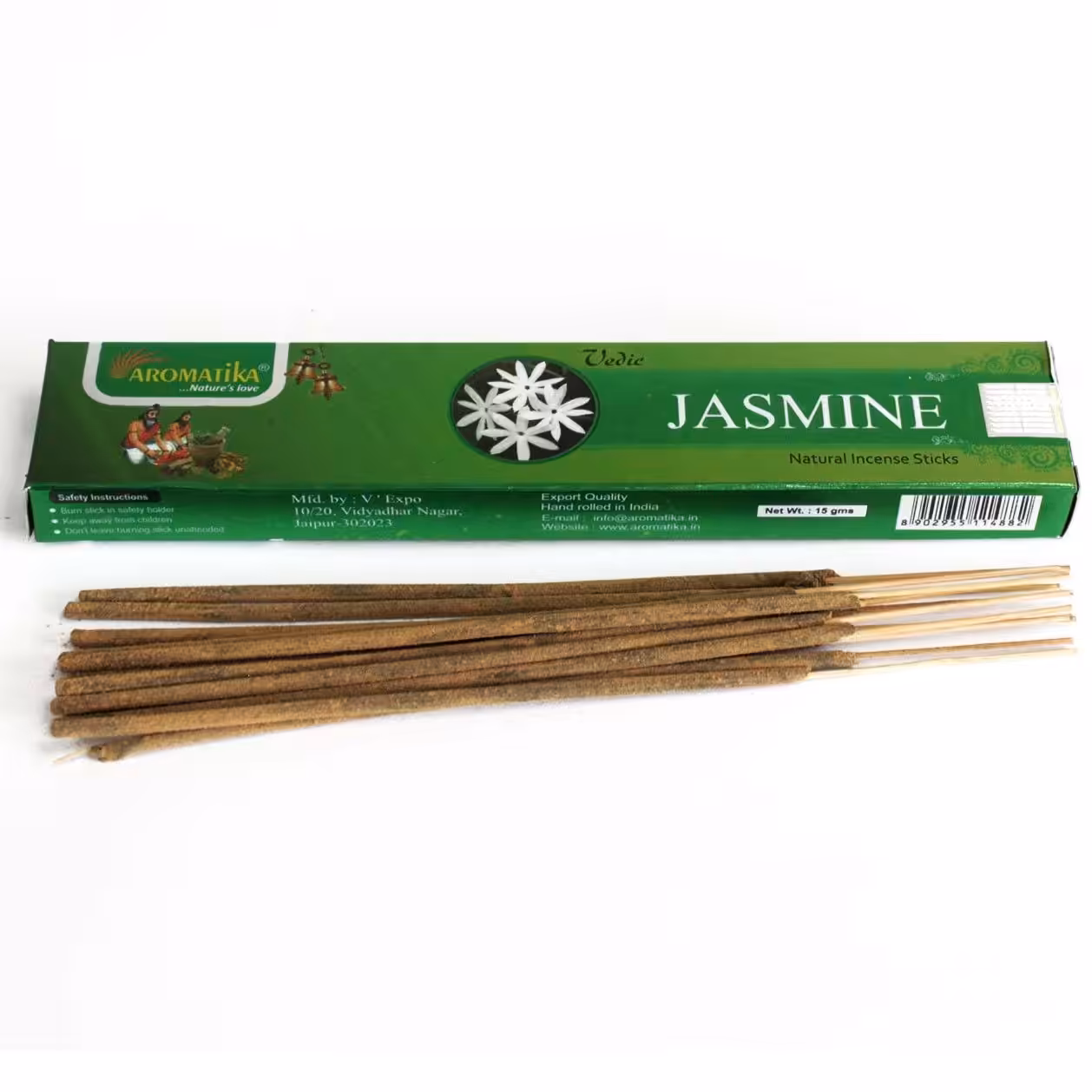 Vedic -Incense Sticks – Jasmine | www.artisan-gifts.co.uk 2 Vedic -Incense Sticks - Jasmine