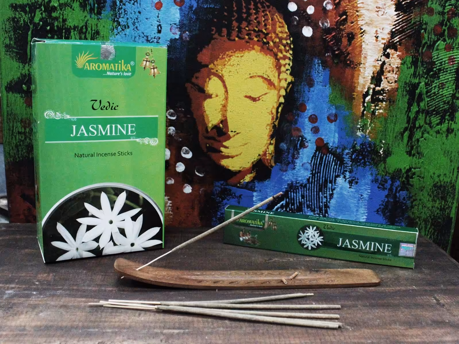 Vedic -Incense Sticks – Jasmine | www.artisan-gifts.co.uk 4 Vedic -Incense Sticks - Jasmine - Image 3