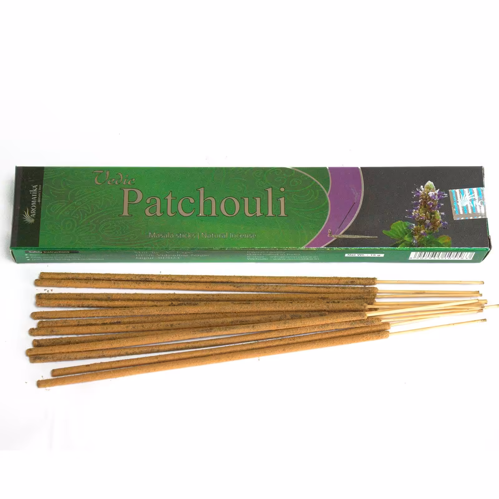 Vedic – Incense Sticks – Patchouli | www.artisan-gifts.co.uk 2 Vedic - Incense Sticks - Patchouli