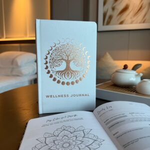 White Wellness Journal – 120 pages – Rose Gold Tree of Life | www.artisan-gifts.co.uk 1