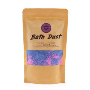 Yorkshire Violet Bath Dust 190g | www.artisan-gifts.co.uk